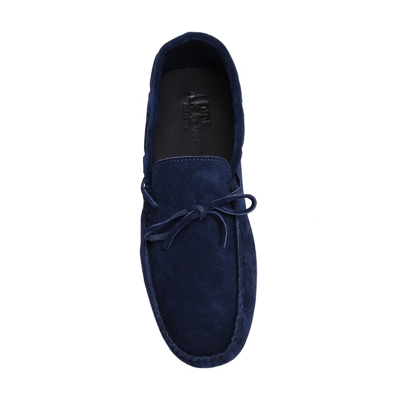 mocassino bimbo blu