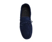 Mocassino per bambino scamosciato blu