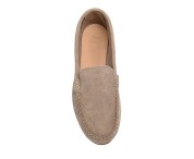 Mocassino da donna beige