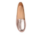 Pantofolina per bambina color rame