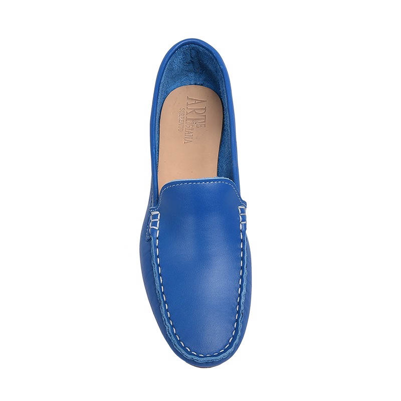 Mocassino bambina color jeans