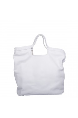 Borsa morbida colore bianco