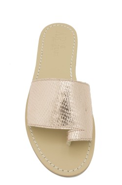 rose gold Slipper Model Sandal