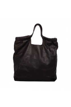 Choccolate Brown Calf Leather "Morbida" Bag