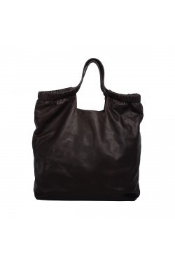 Borsa morbida color cioccolato