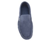 Mocassino scamosciato jeans