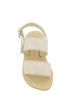 light pink suede monastic model sandal