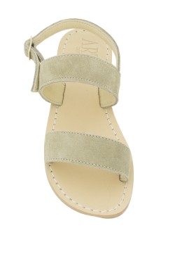 beige suede monastic model sandal