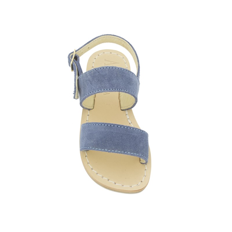 jeans suede monastic model sandal