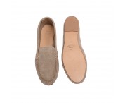 Mocassino da donna beige