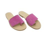 Pantofola infr. scamosciata color fucsia