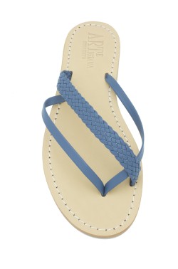 Jeans Thongs Sandal with braid