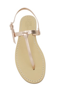 rose gold "Iris" Sandal