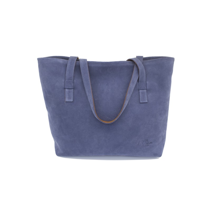 Borsa Bag scamosciata color jeans