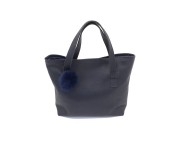 Blue Calf Leather "Bag pon" Bag