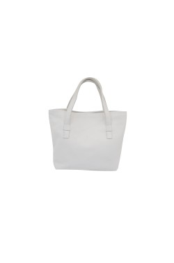 White Calf Leather "Bag 2" Bag
