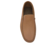 Mocassino in pelle color cuoio