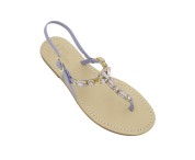 Wisteria Coloured Jewel Sandal “Valentina”