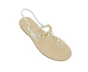 White Coloured Jewel Sandal “Valentina”