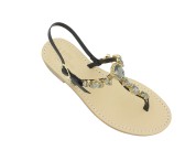 Sandali gioiello alessia color platino