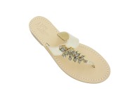 Platinum Coloured "Anna" Sandal