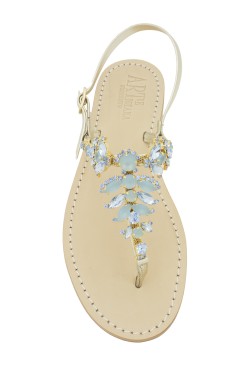 jeans  Coloured Jewel Sandal “Olga”
