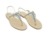 Sandali gioiello Olga color jeans