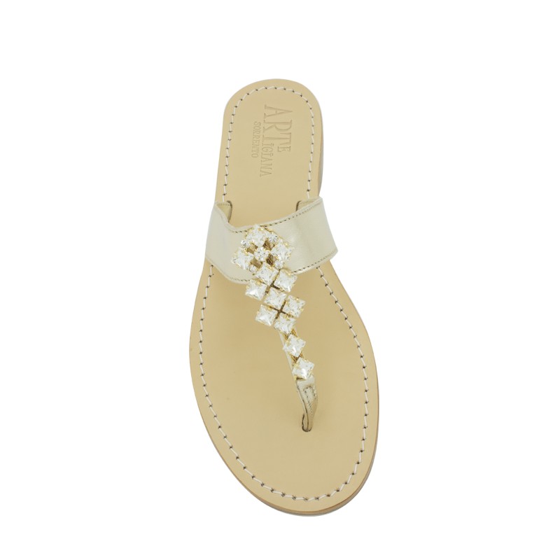 Platinum Coloured "Dea" Sandal color cry