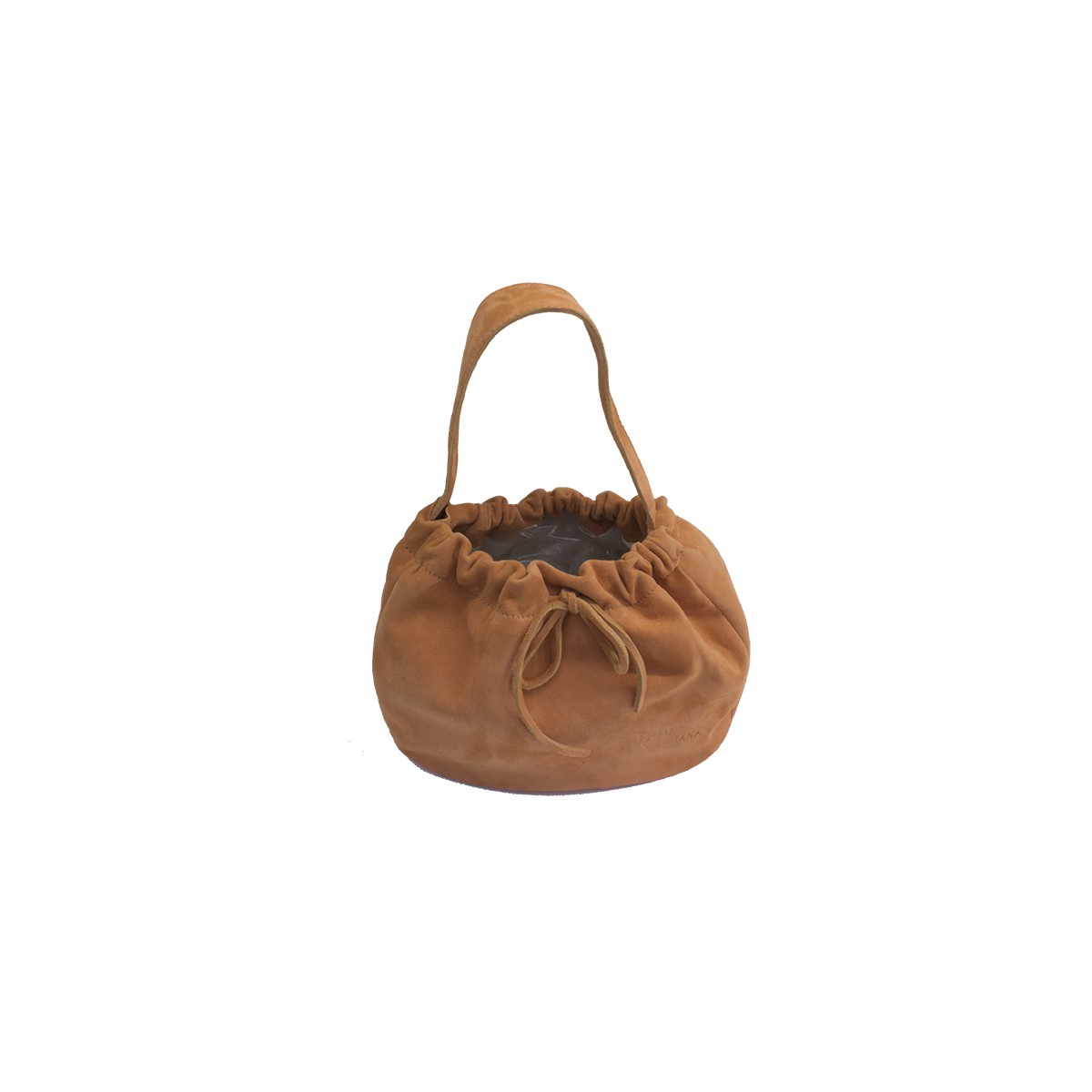 Borsa Mini colore camoscio pesca - Arte Artigiana Sorrento