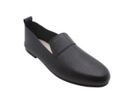 moccasin King hammered calf leather blue