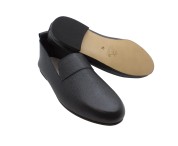 moccasin King hammered calf leather blue
