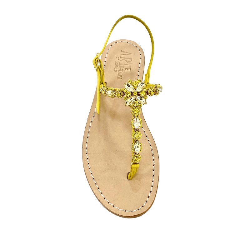 Yellow Jewel Sandal "Sole"