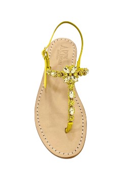Yellow Jewel Sandal "Sole"