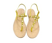 Yellow Jewel Sandal "Sole"