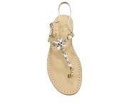 Platinum Coloured Jewel Sandal “Sole”