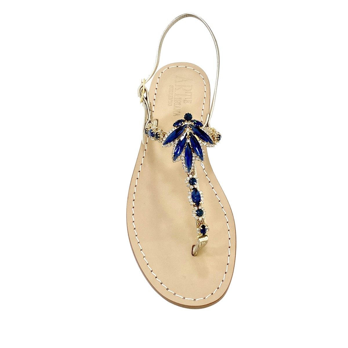 Sandali con on sale pietre gioiello