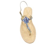 jeans Coloured Jewel Sandal “Valentina”