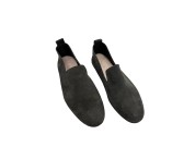 Moccasin "King" suede calf leather chocolate