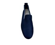 Mocassino "King"  vitello scamosciato jeans