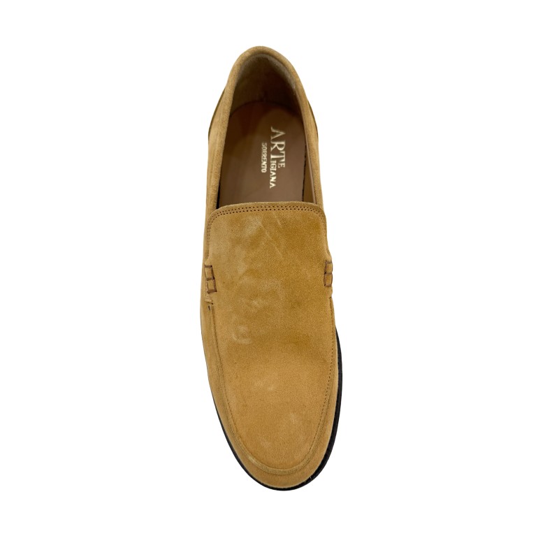 Scarpa college liscia scamosciata beige