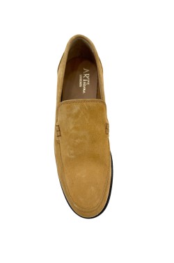 Scarpa college liscia scamosciata beige