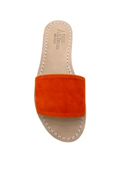 Pantofola color arancio