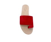 Sandalo modello pantofola infradito color rosso