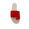 Sandalo modello pantofola infradito color rosso