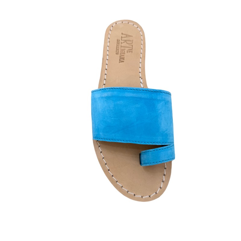 Sandalo modello pantofola color nero