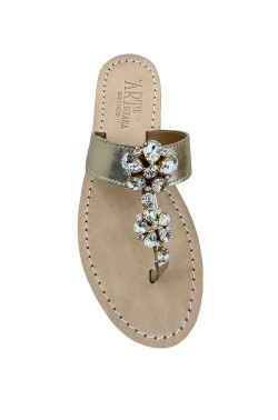 Platinum Coloured "Camilla" Sandal