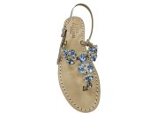 jeans Coloured Jewel Sandal “Valentina”