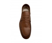 Moccasin "King" suede calf leather chocolate