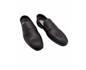 Moccasin "King" suede calf leather chocolate