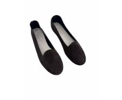 Pantofolina donna scamosciata blu